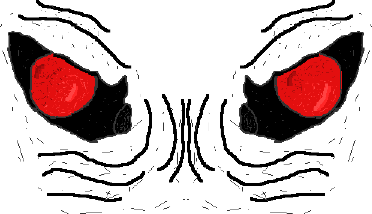 Red Demon Eyes Demon Eyes, Pixel Art, Throw Pillow, - Red Demon Eyes Demon Eyes, Pixel Art, Throw Pillow, (1500x1500)