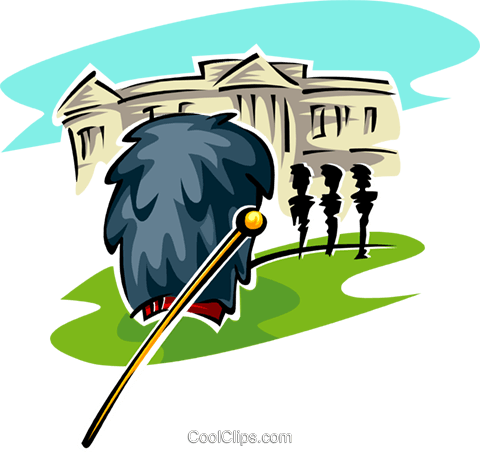 Changing Of The Guard Royalty Free Vector Clip Art - Changing Of The Guard Royalty Free Vector Clip Art (480x452)