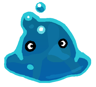 Puddle Clipart Blue - Puddle Clipart Blue (376x343)
