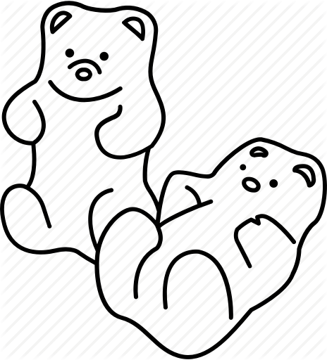 Confectionery Outlines By - Confectionery Outlines By (464x512)