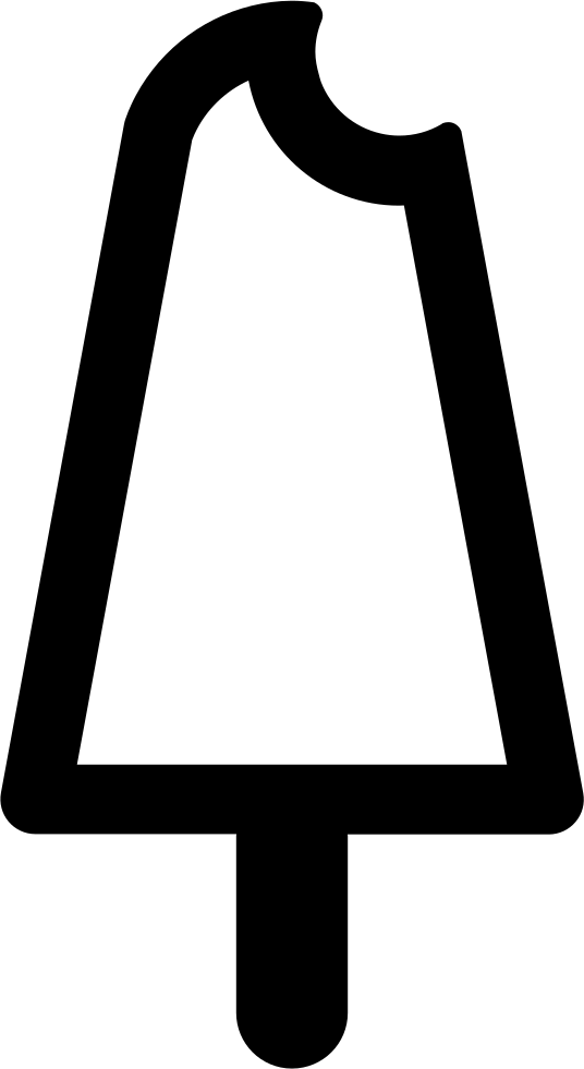 Ice-cream Stick With One Bite Hole Comments - Ice-cream Stick With One Bite Hole Comments (536x981)