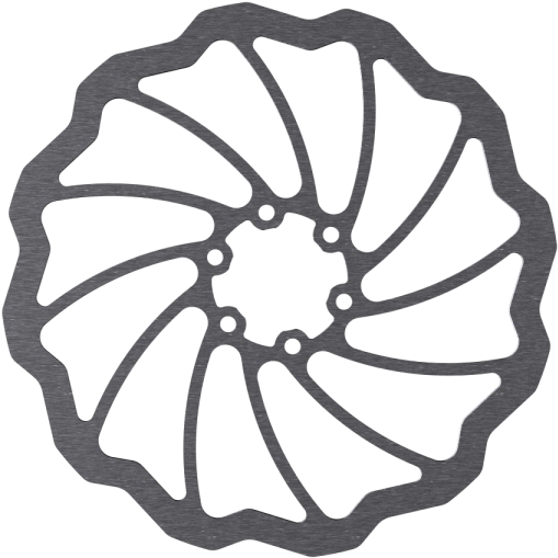 Disc Rotor In Wave Design, Magura Compatible, 6-hole - Disc Rotor In Wave Design, Magura Compatible, 6-hole (600x600)