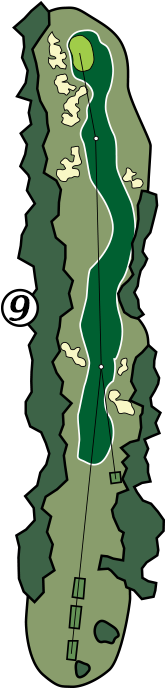 9th Hole 400 570 Yard Par - 9th Hole 400 570 Yard Par (517x700)