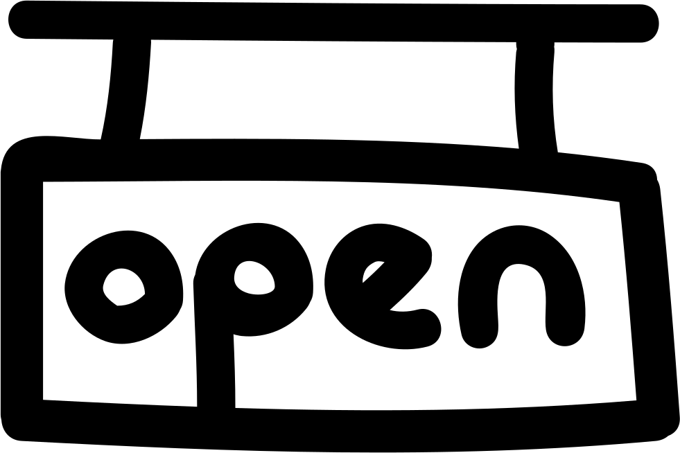 Open Commercial Signal Hand Drawn Outline Svg Png Icon - Open Commercial Signal Hand Drawn Outline Svg Png Icon (981x654)