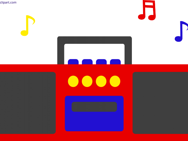 Radio Clipart Musci - Radio Clipart Musci (640x480)