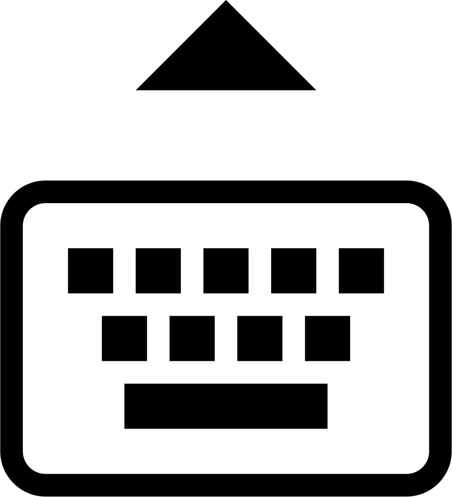 Keyboard Clipart Svg - Keyboard Clipart Svg (892x981)
