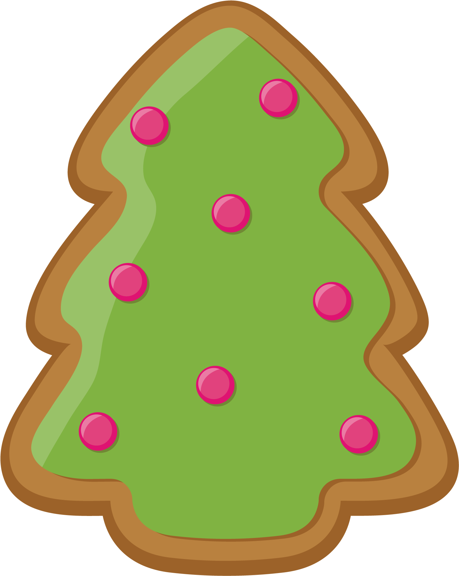 Gingerbread Clipart Cake - Gingerbread Clipart Cake (1657x2113)