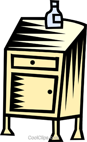 Hospital Night Stand Royalty Free Vector Clip Art - Hospital Night Stand Royalty Free Vector Clip Art (296x480)