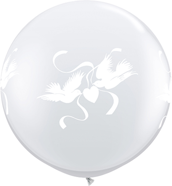 Love Doves Crystal Diamond Clear Latex Round - Love Doves Crystal Diamond Clear Latex Round (343x370)