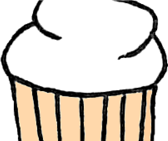 Vanilla Cupcake Clipart Black And White - Vanilla Cupcake Clipart Black And White (640x480)