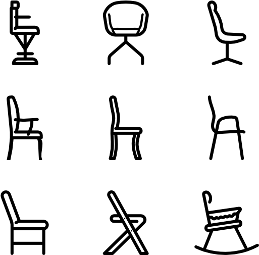 Vector Furniture Outline - Vector Furniture Outline (600x564)