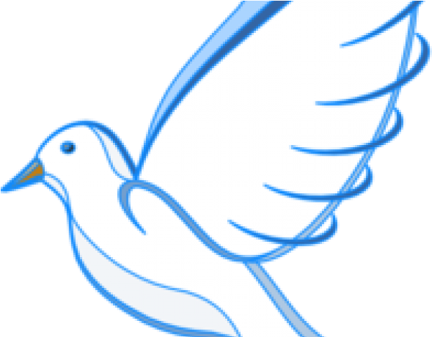 Dove Clipart Blue - Dove Clipart Blue (640x480)