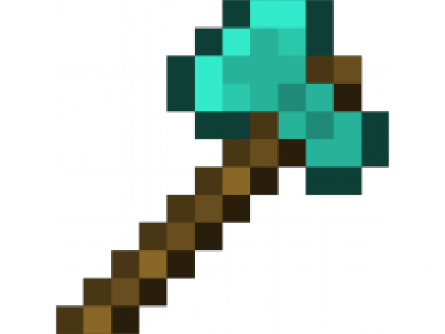 Axe Clipart Minecraft Diamond - Axe Clipart Minecraft Diamond (640x480)