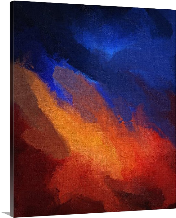 Clip Art Simple Abstract Painting By Ayko-wolf With - Clip Art Simple Abstract Painting By Ayko-wolf With (703x791)