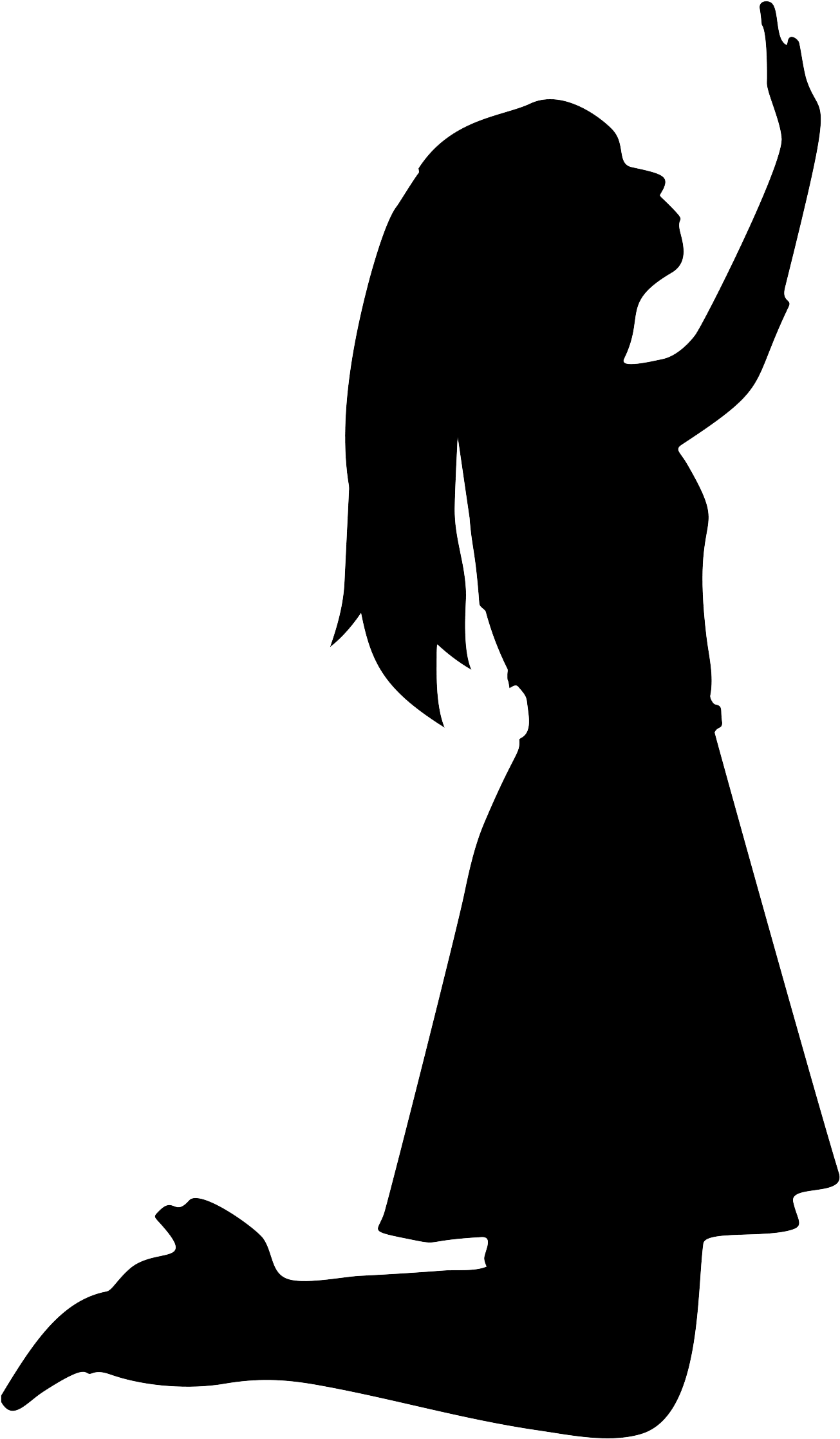 Worship Sillouette Png - Worship Sillouette Png (2037x2469)