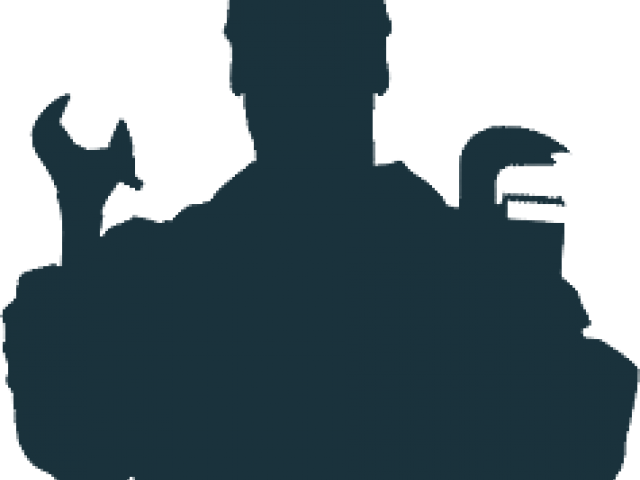 Plumber Clipart Silhouette - Plumber Clipart Silhouette (640x480)