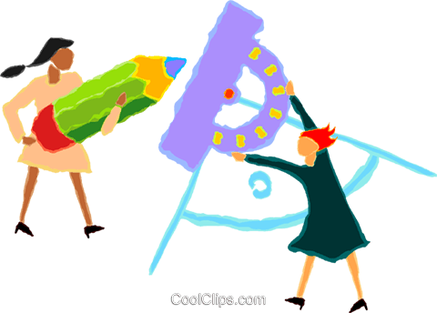 Women Designing Royalty Free Vector Clip Art Illustration - Women Designing Royalty Free Vector Clip Art Illustration (480x344)