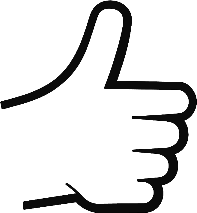 Thumb Signal Drawing Sketch Line Art - Thumb Signal Drawing Sketch Line Art (841x841)