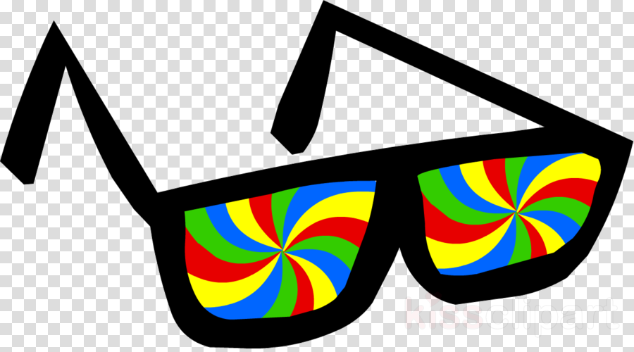 Oculos Arco Iris Clipart Glasses Club Penguin Clip - Oculos Arco Iris Clipart Glasses Club Penguin Clip (900x500)