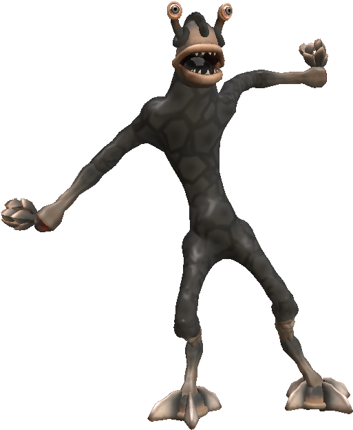 Pop Eyed Alien 3d Model Low Poly Rigged Animated Dae - Pop Eyed Alien 3d Model Low Poly Rigged Animated Dae (1280x960)