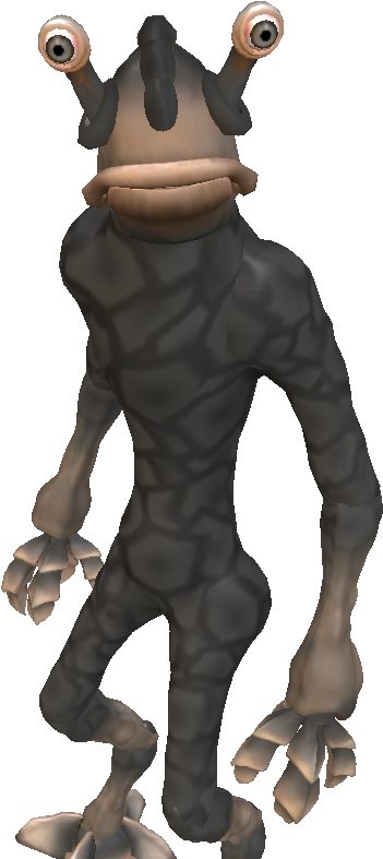 Clip Art Pop Eyed Alien 3d Model Low Poly Rigged Animated - Clip Art Pop Eyed Alien 3d Model Low Poly Rigged Animated (1280x960)