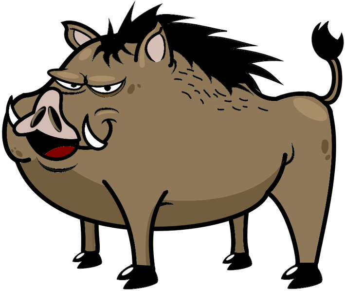 Wild Boar Clipart By Matiseli - Wild Boar Clipart By Matiseli (979x816)