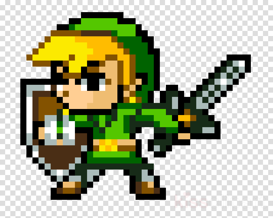 Toon Link Pixel Art Clipart Link The Legend Of Zelda - Toon Link Pixel Art Clipart Link The Legend Of Zelda (900x720)