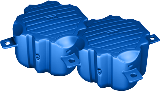 Plastic Pontoon Sd-101 Iv - Plastic Pontoon Sd-101 Iv (600x481)