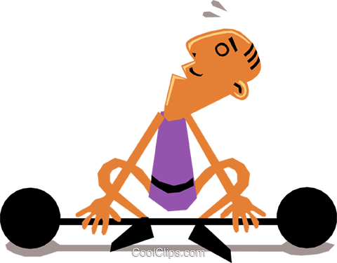 Weightlifter Royalty Free Vector Clip Art Illustration - Weightlifter Royalty Free Vector Clip Art Illustration (480x375)