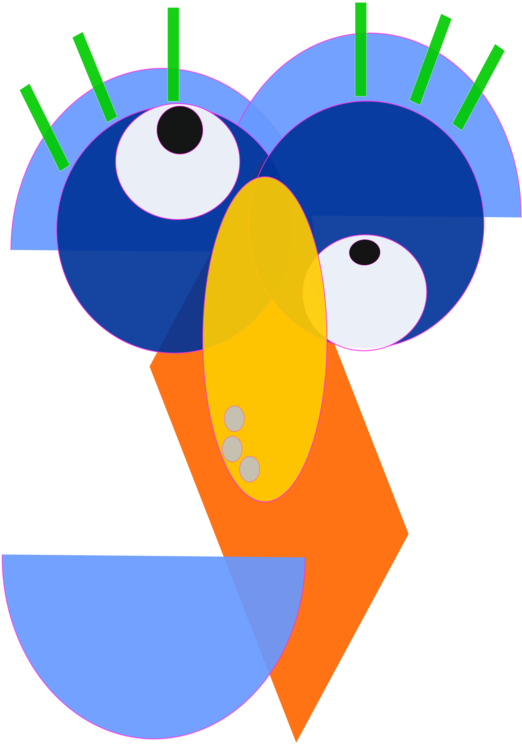 Beak Cartoon Line - Beak Cartoon Line (530x750)