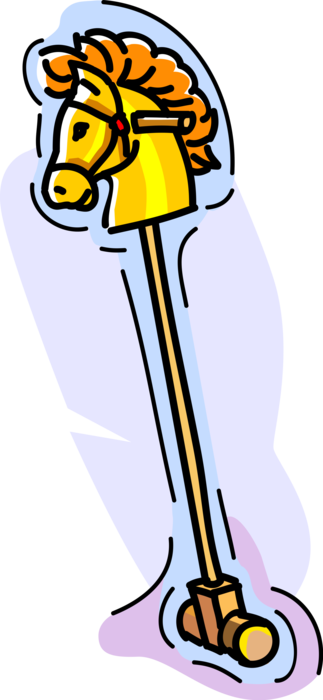 Vector Illustration Of Child's Play Riding Toy Hobby - Vector Illustration Of Child's Play Riding Toy Hobby (323x700)