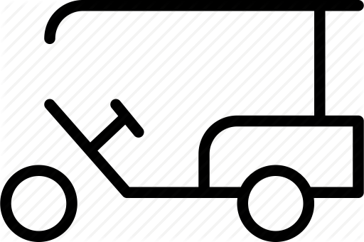 Car Cart Electric Icon - Car Cart Electric Icon (512x341)