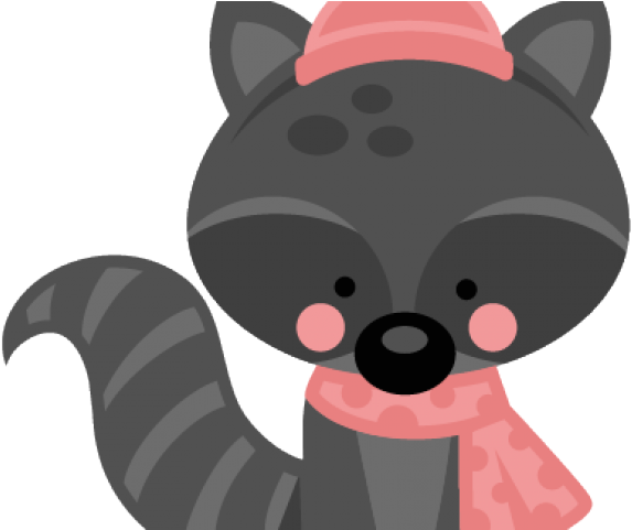 Raccoon Clipart Winter - Raccoon Clipart Winter (640x480)