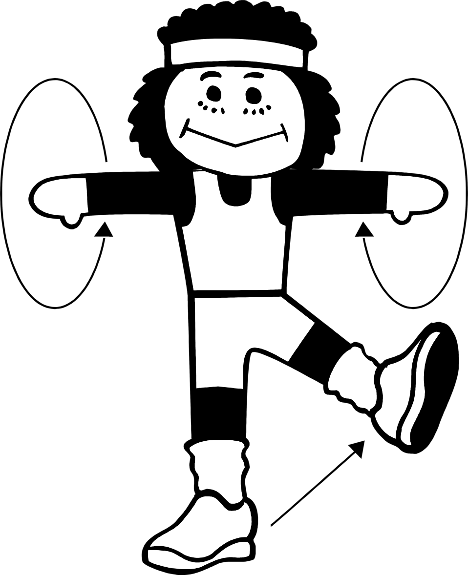 Physical Activity Black And White Encode Clipart To - Physical Activity Black And White Encode Clipart To (958x1178)