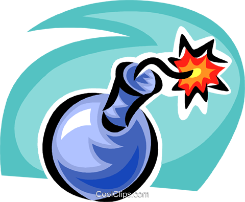 Explosive Royalty Free Vector Clip Art Illustration - Explosive Royalty Free Vector Clip Art Illustration (480x395)