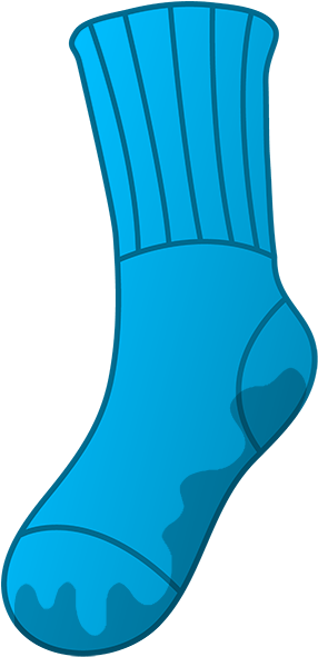 Sweaty Feet Sock - Sweaty Feet Sock (300x605)