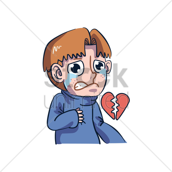 Broken Heart Clipart Emotion - Broken Heart Clipart Emotion (600x600)