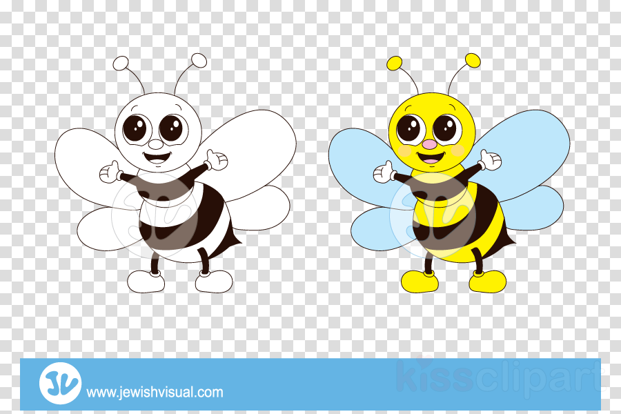 Cartoon Clipart Honey Bee Clip Art - Cartoon Clipart Honey Bee Clip Art (900x600)