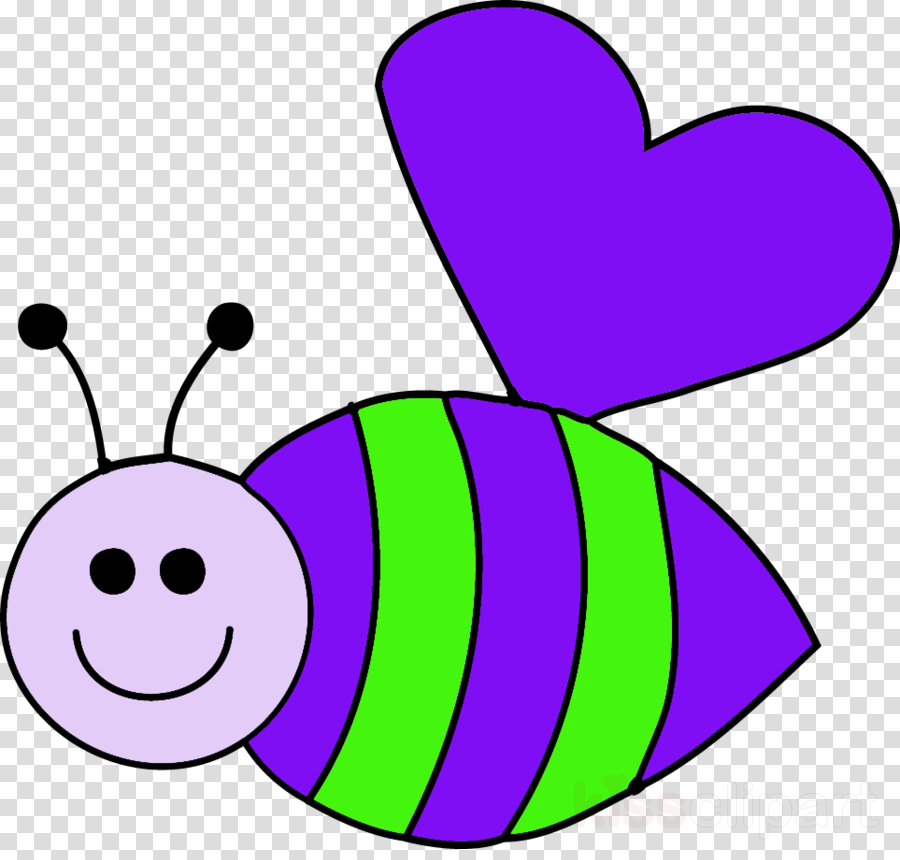 Purple Bee Clipart Bee Clip Art - Purple Bee Clipart Bee Clip Art (900x860)