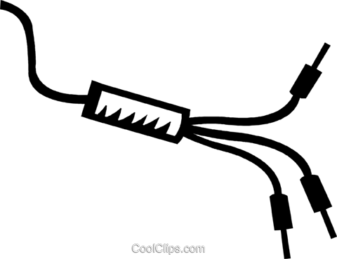 Wires Royalty Free Vector Clip Art Illustration - Wires Royalty Free Vector Clip Art Illustration (480x369)