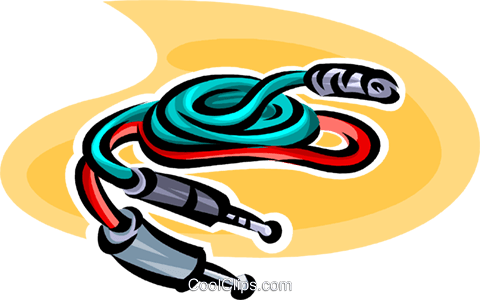 Wires/cables Royalty Free Vector Clip Art Illustration - Wires/cables Royalty Free Vector Clip Art Illustration (480x300)
