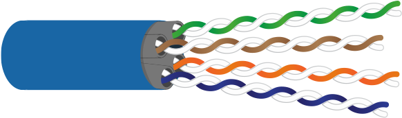 An Stp Cable Has A Foil Shield Surrounding Each Pair - An Stp Cable Has A Foil Shield Surrounding Each Pair (600x300)