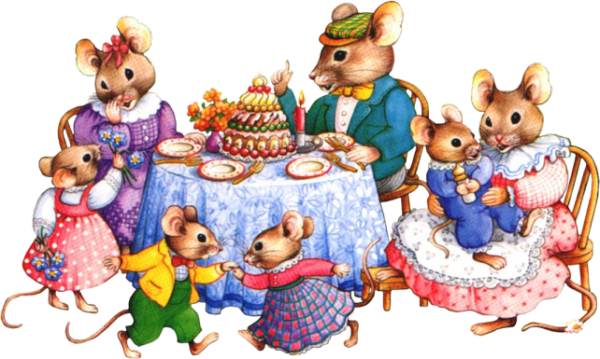 Tubes Souris Clipart Birthday Cat Rat - Tubes Souris Clipart Birthday Cat Rat (600x359)