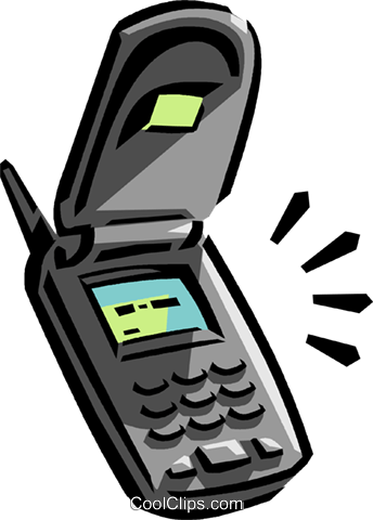 Cellular Telephone Royalty Free Vector Clip Art Illustration - Cellular Telephone Royalty Free Vector Clip Art Illustration (344x480)