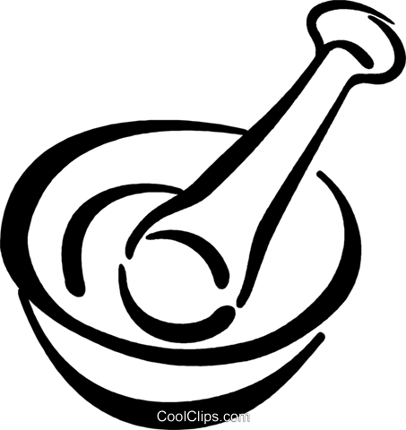 Mörser Und Stößel Vektor Clipart Bild Vc034681 Coolclipscom - Mörser Und Stößel Vektor Clipart Bild Vc034681 Coolclipscom (453x480)
