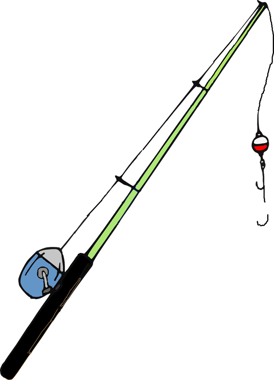 Fishing Pole Png Clipart Fishing Rods Clip Art - Fishing Pole Png Clipart Fishing Rods Clip Art (900x1247)