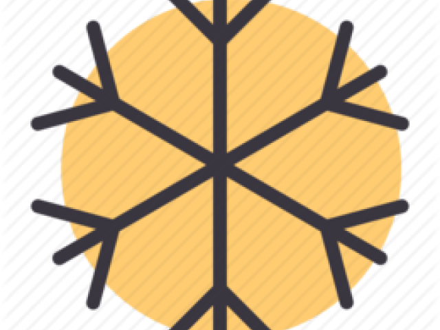 Snowflakes Clipart Yellow - Snowflakes Clipart Yellow (640x480)