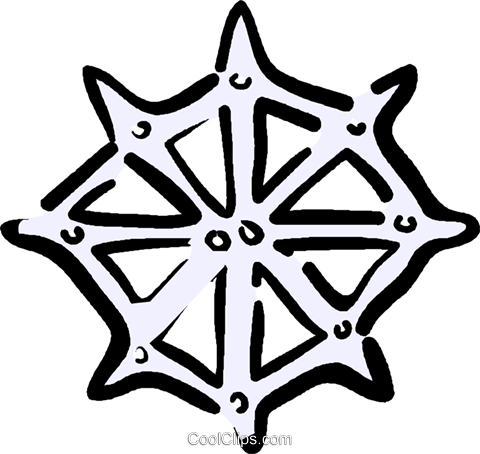 Snowflakes Royalty Free Vector Clip Art Illustration - Snowflakes Royalty Free Vector Clip Art Illustration (480x454)