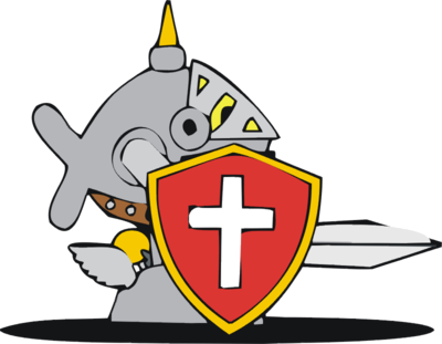 Crusader Christian Fish - Crusader Christian Fish (400x311)