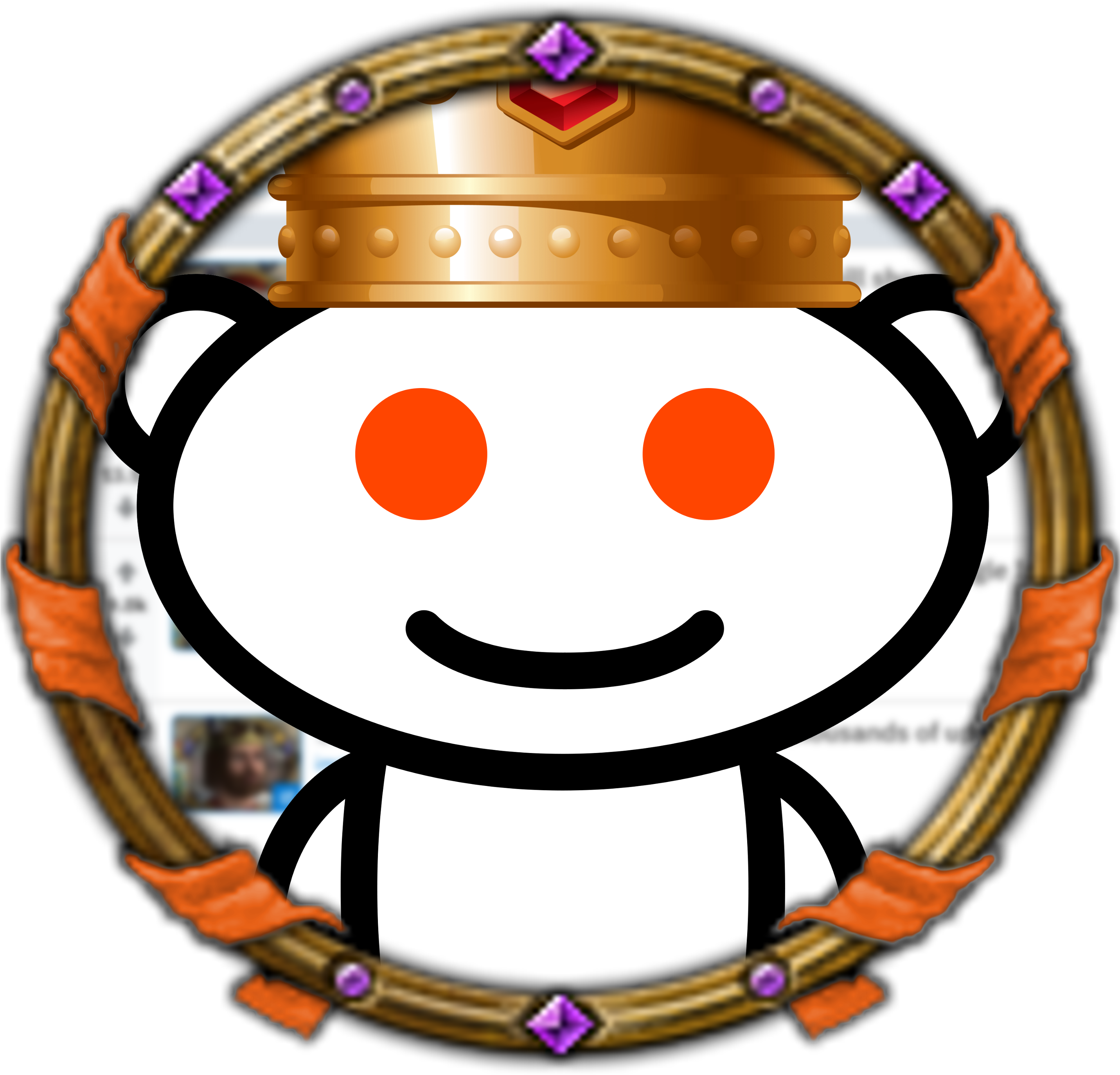 A Nice Snoo I Made For The Crusader Kings Reddit In - A Nice Snoo I Made For The Crusader Kings Reddit In (2862x2862)